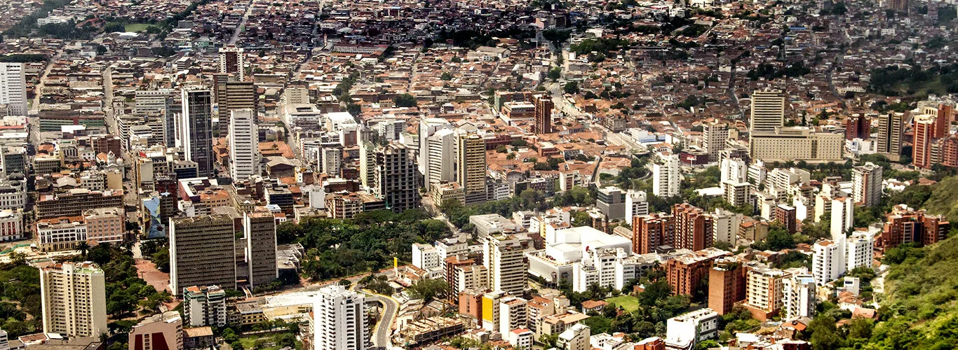 City buildings in Santiago de Cali