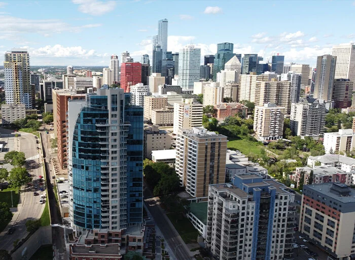 Skyline of Edmonton