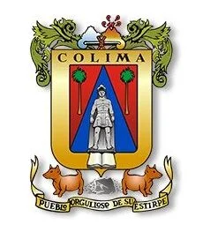 City crest for the city of Colima in Mexico.