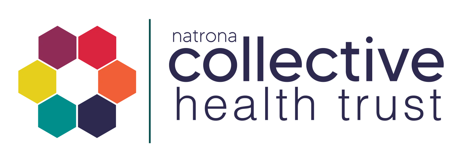 Natrona Collective Health Trust text next to a logo of 6 hexagons put together to create a larger shape.