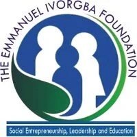 Text over a circle with three figures: The Emmanuel Ivorgba Center. Bottom reads: Social Entrepreneurship, Leadership, and Education.