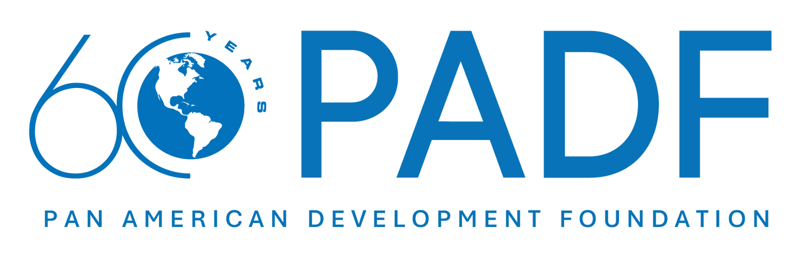 Text: 60 PADF: Pan American Development Foundation